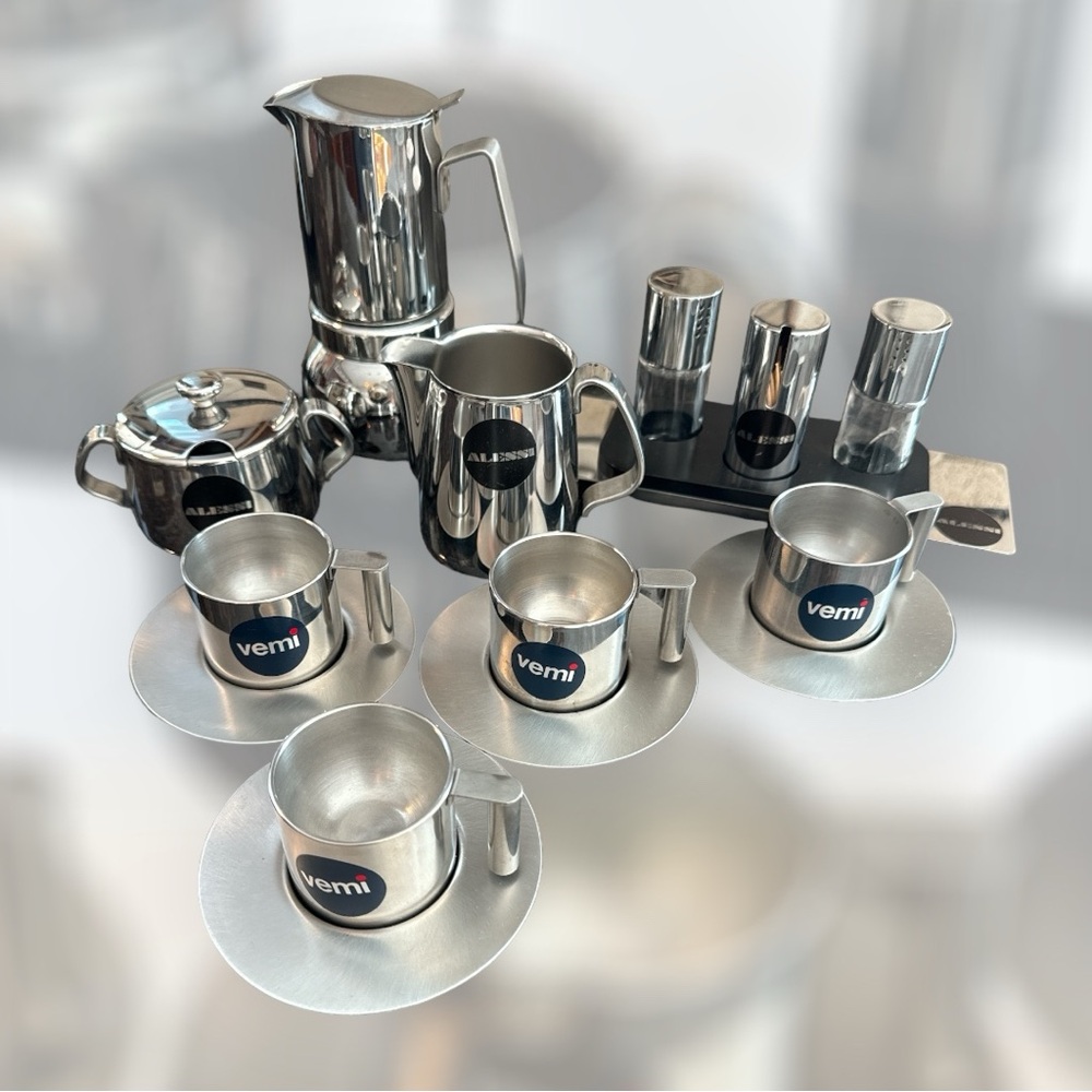 Alessi Italian designer and Vemi Espresso Set